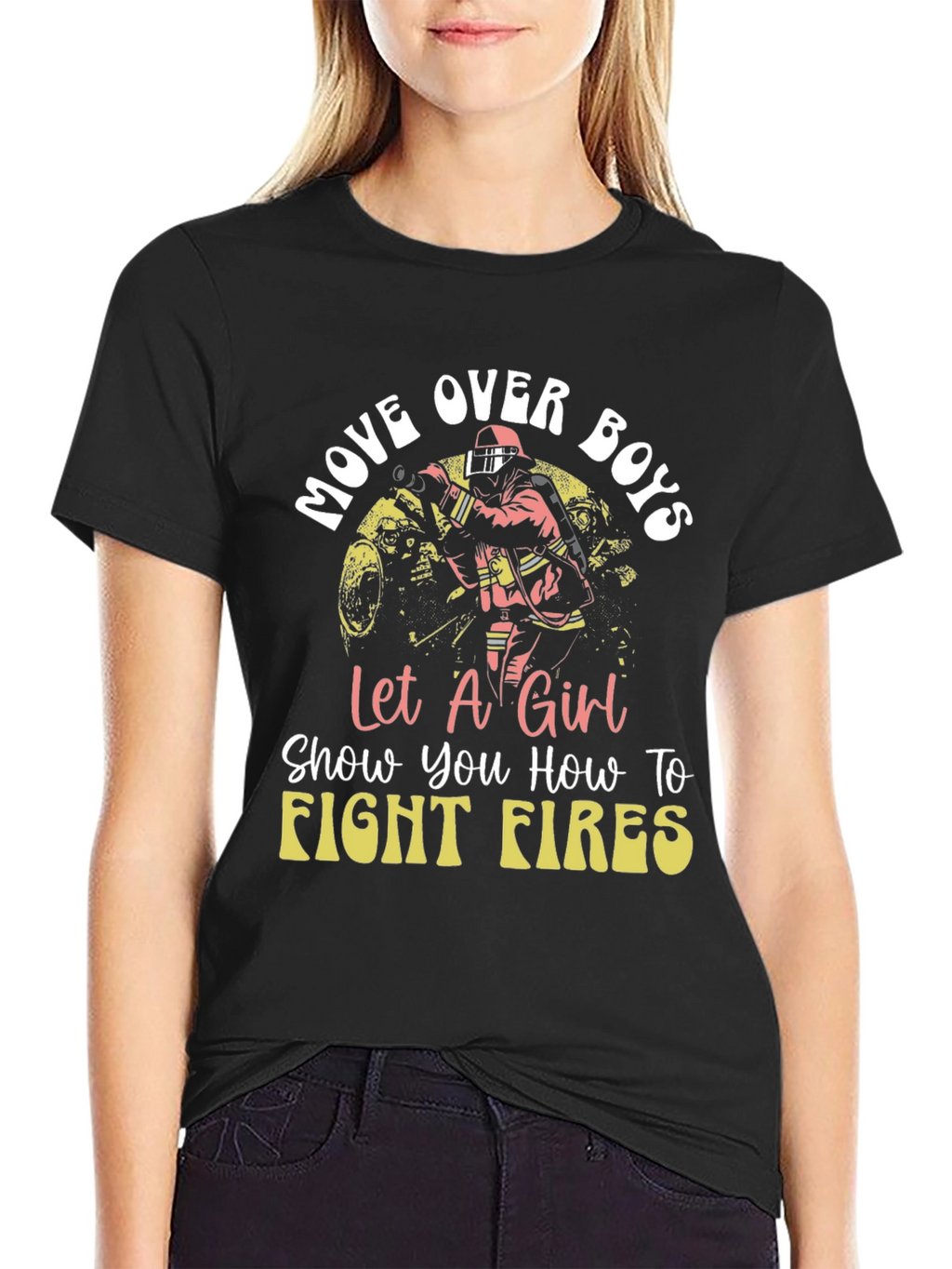 Feminist Firefighter Graphic Tee