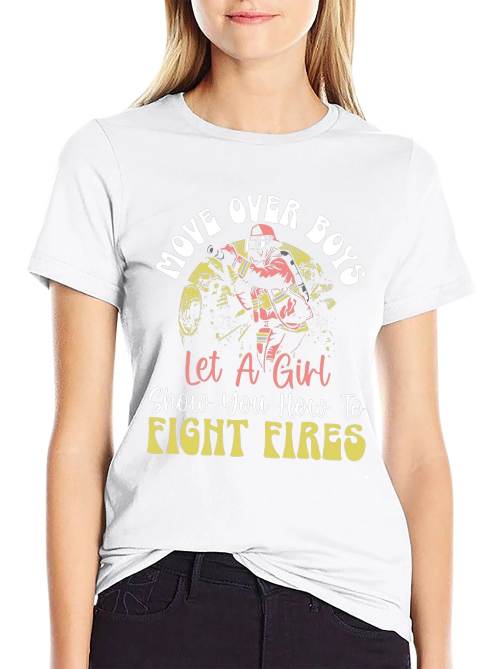 Feminist Firefighter Graphic Tee