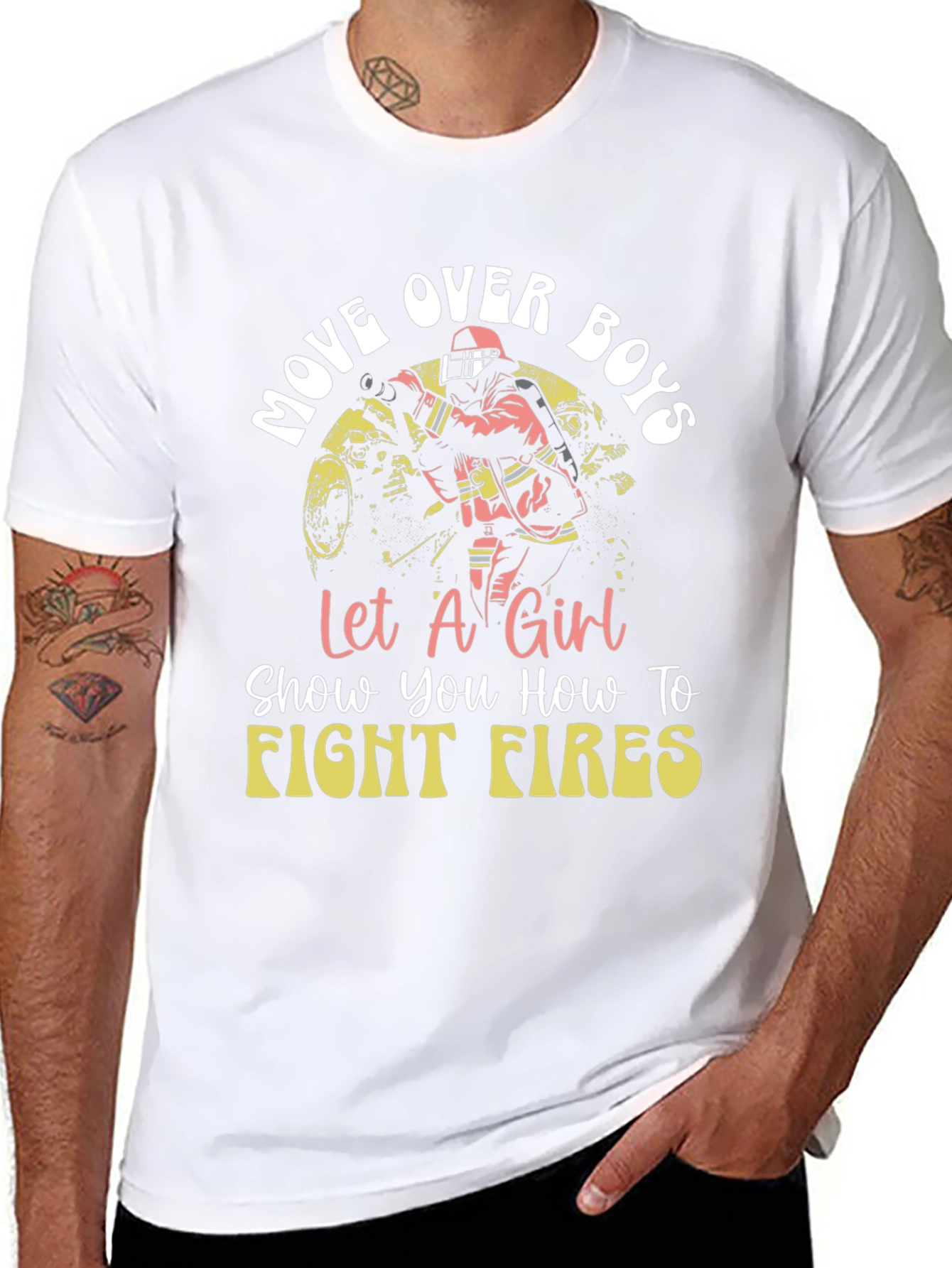 Feminist Firefighter Graphic Tee
