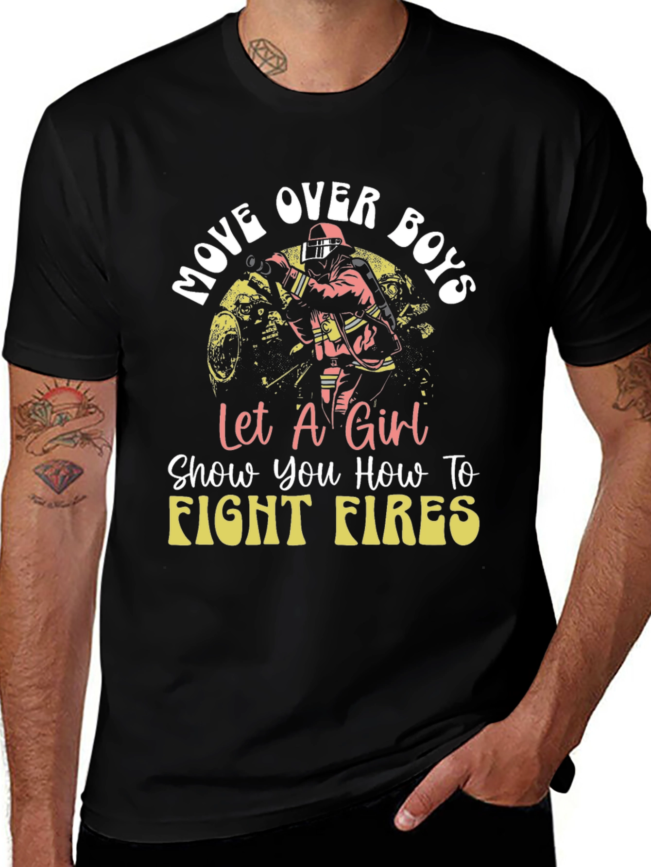 Feminist Firefighter Graphic Tee