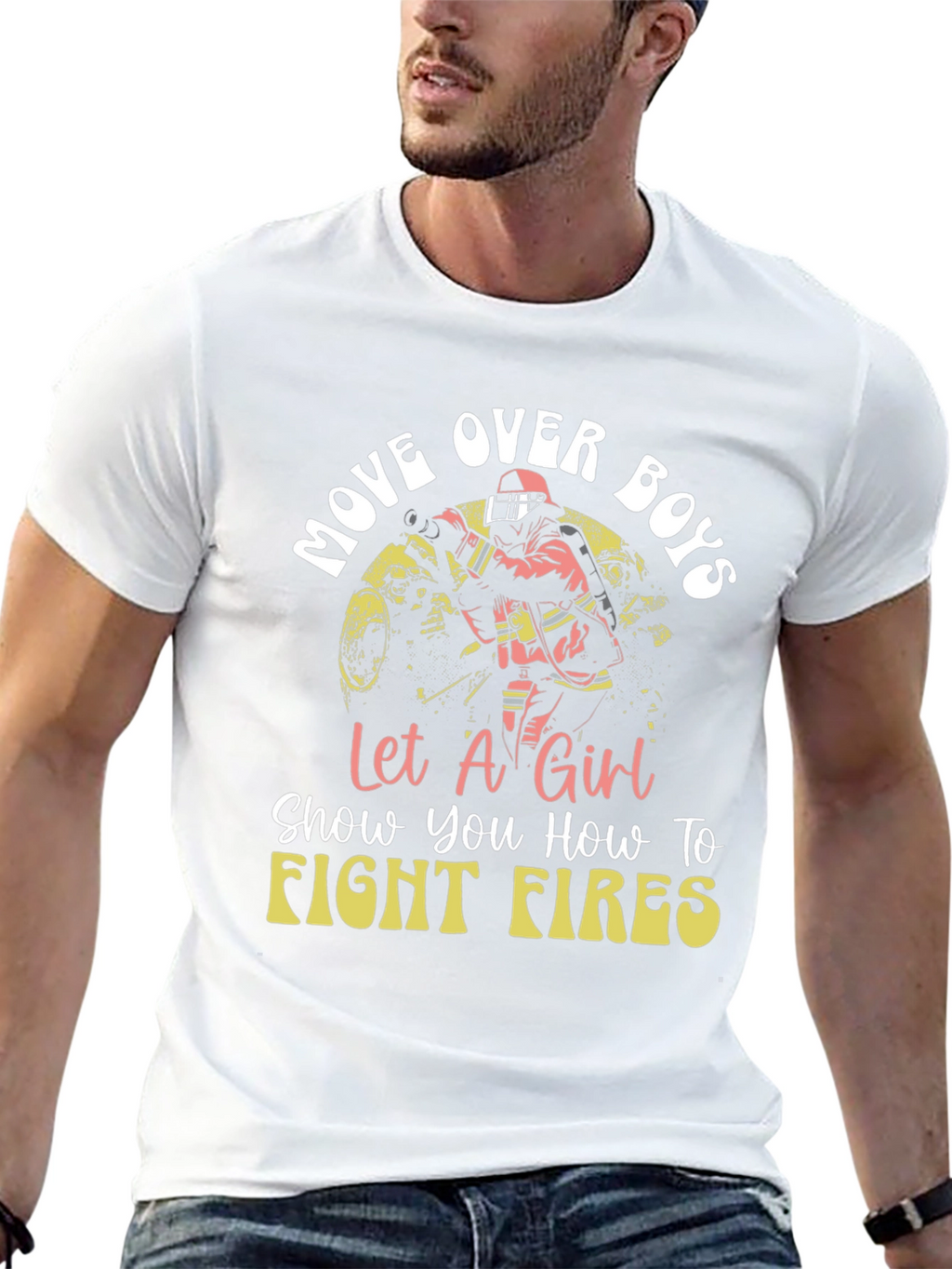 Feminist Firefighter Graphic Tee