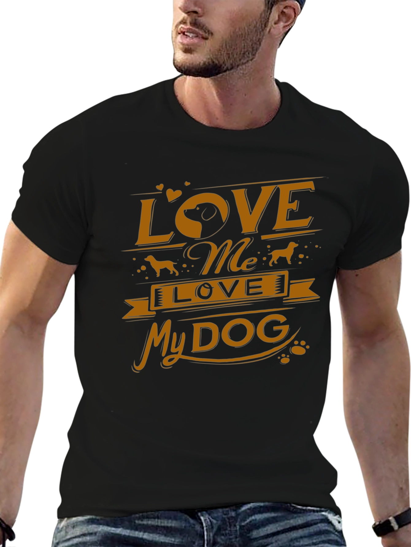 Love My Dog T-Shirt - Stylish Graphic Tee for Dog Lovers