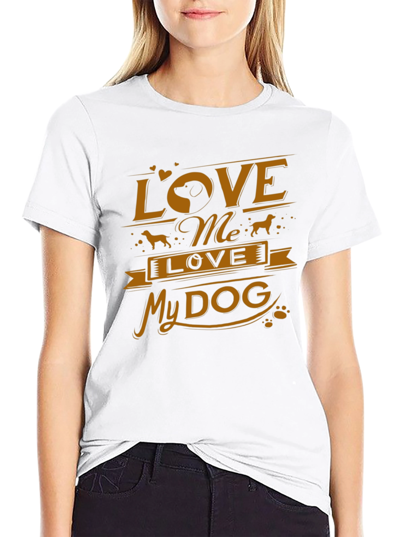 Love My Dog T-Shirt - Stylish Graphic Tee for Dog Lovers