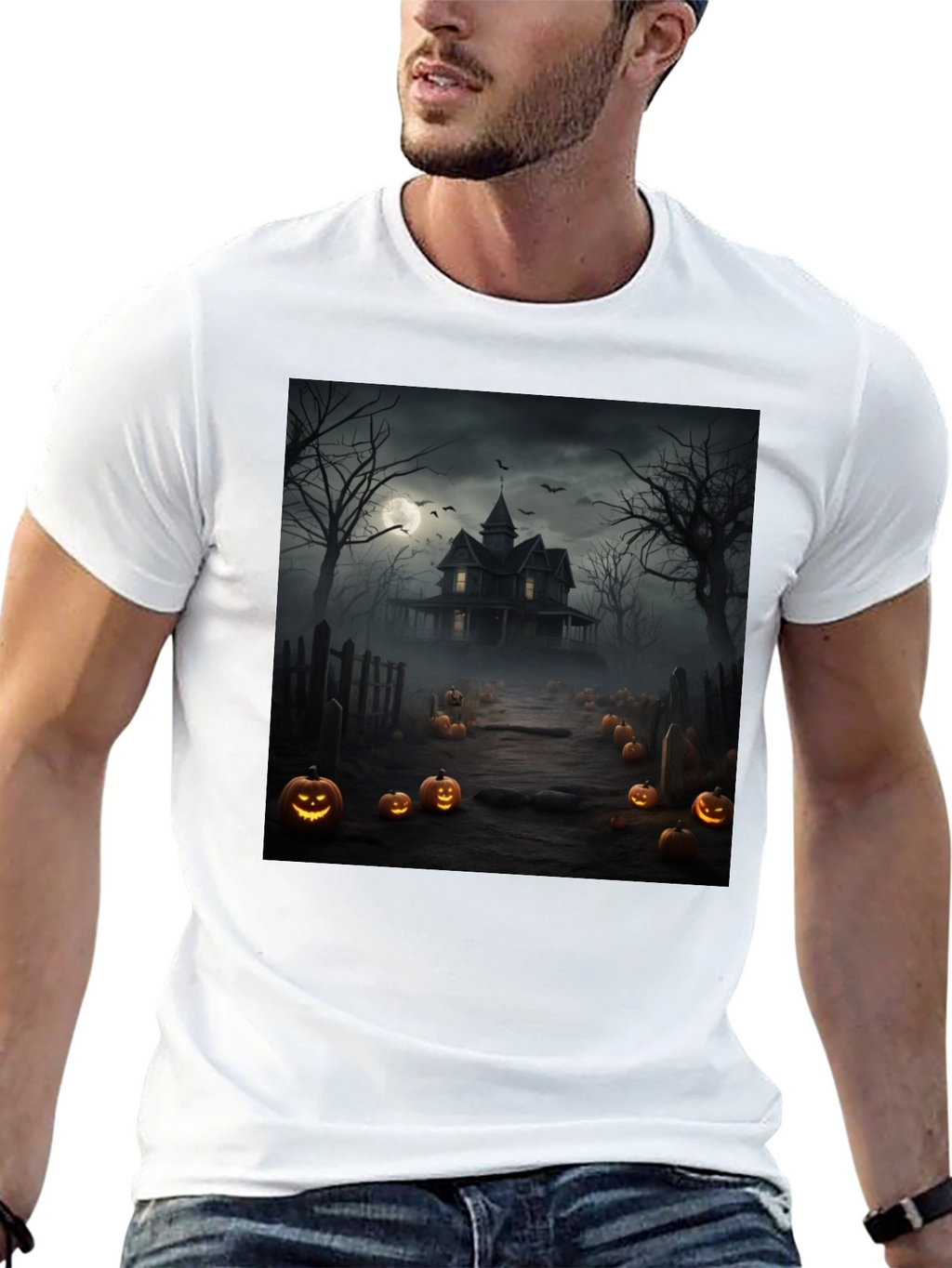 Halloween Haunted House T-Shirt