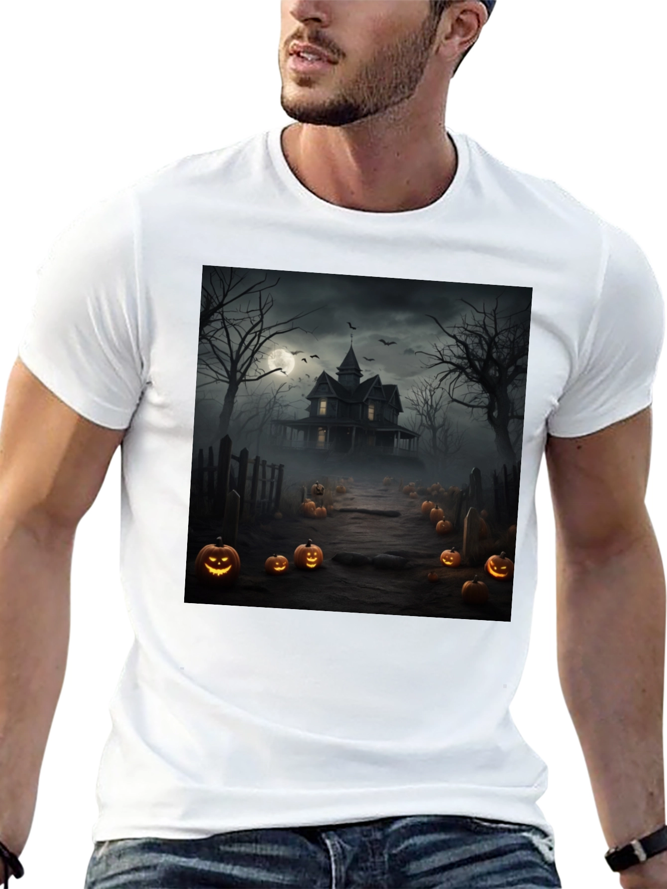 Halloween Haunted House T-Shirt
