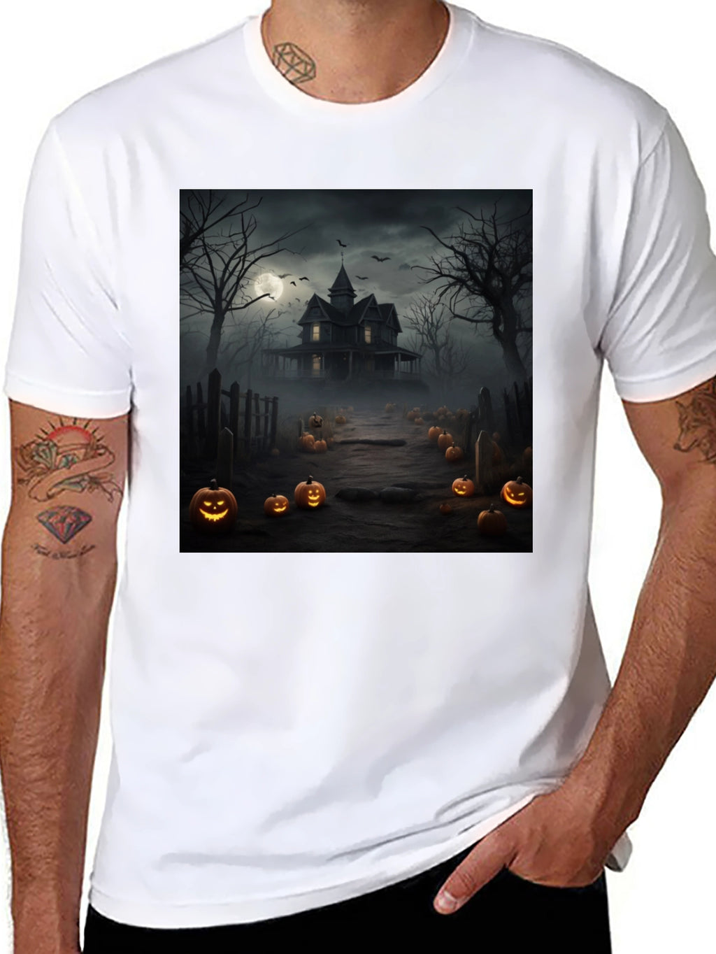 Halloween Haunted House T-Shirt