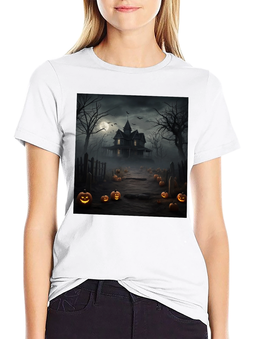 Halloween Haunted House T-Shirt