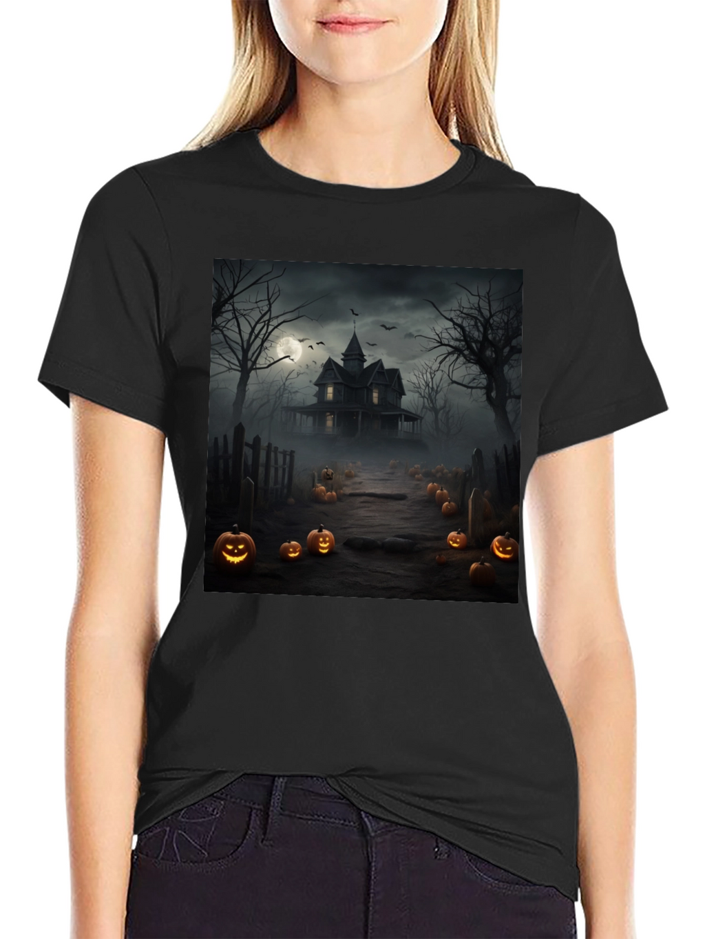 Halloween Haunted House T-Shirt
