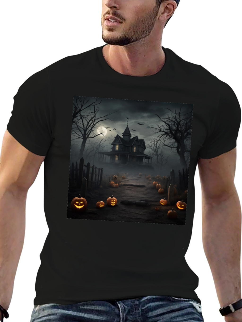 Halloween Haunted House T-Shirt