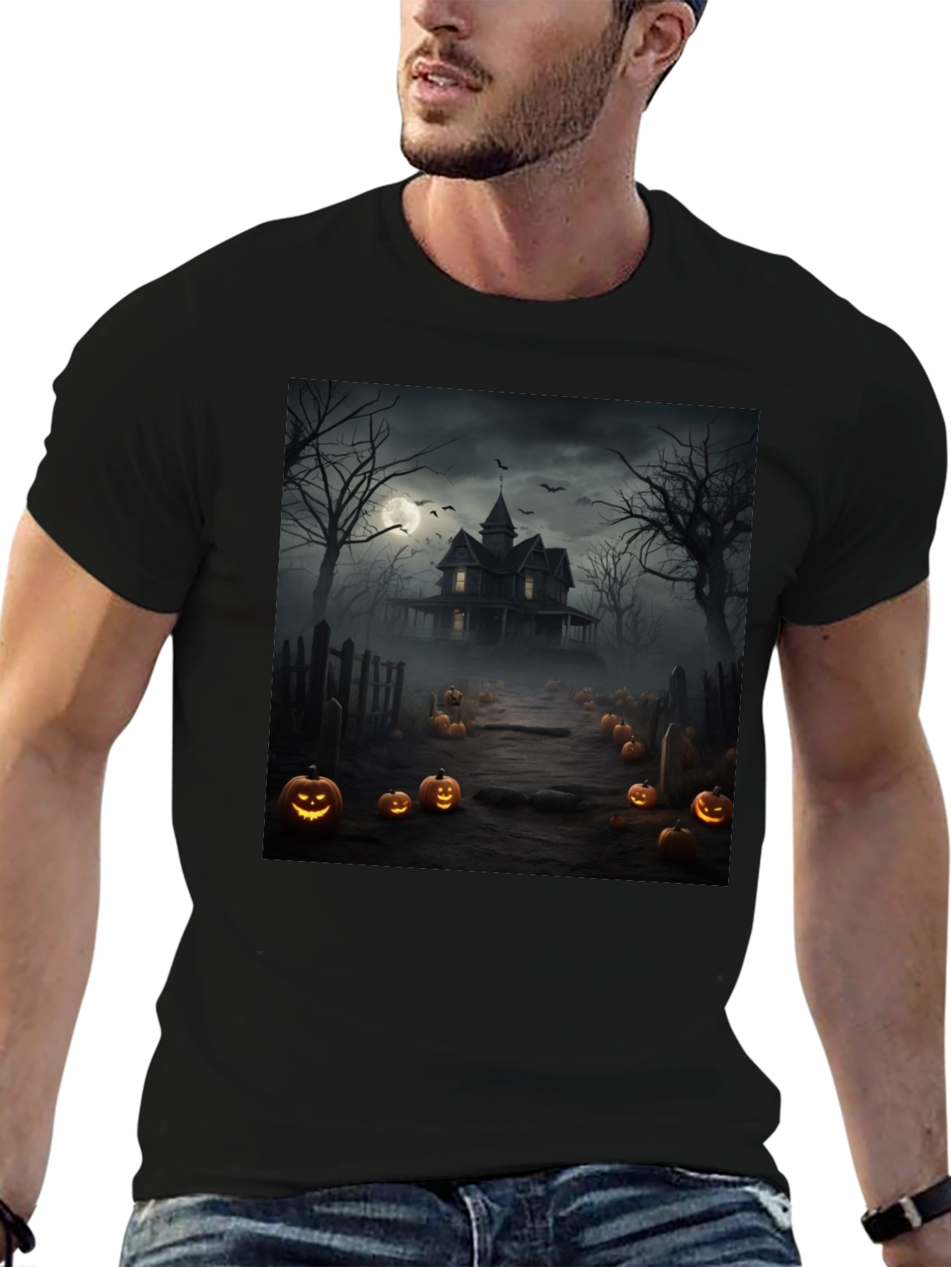 Halloween Haunted House T-Shirt
