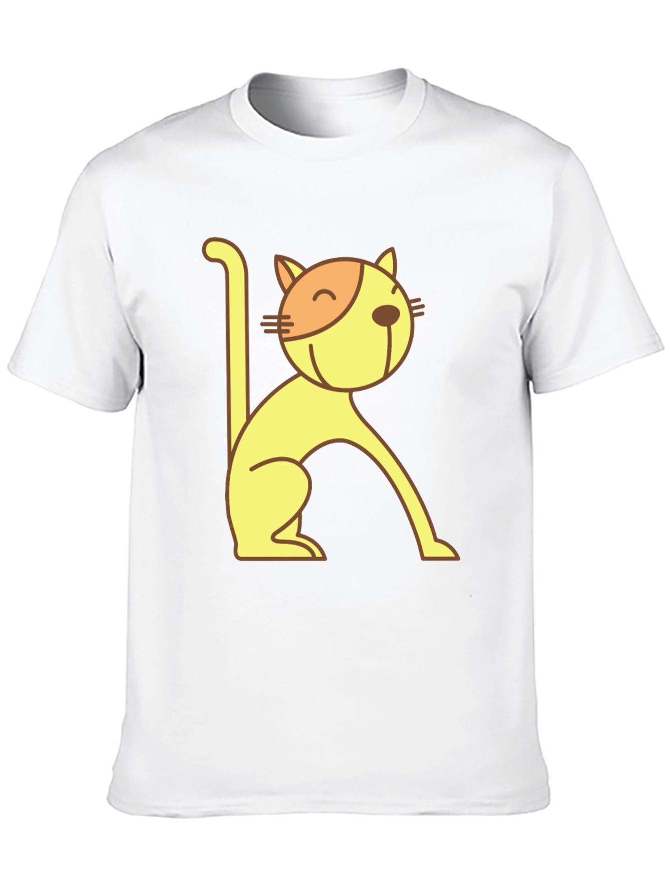 Cool Cat Tee - Black Cotton Graphic T-Shirt