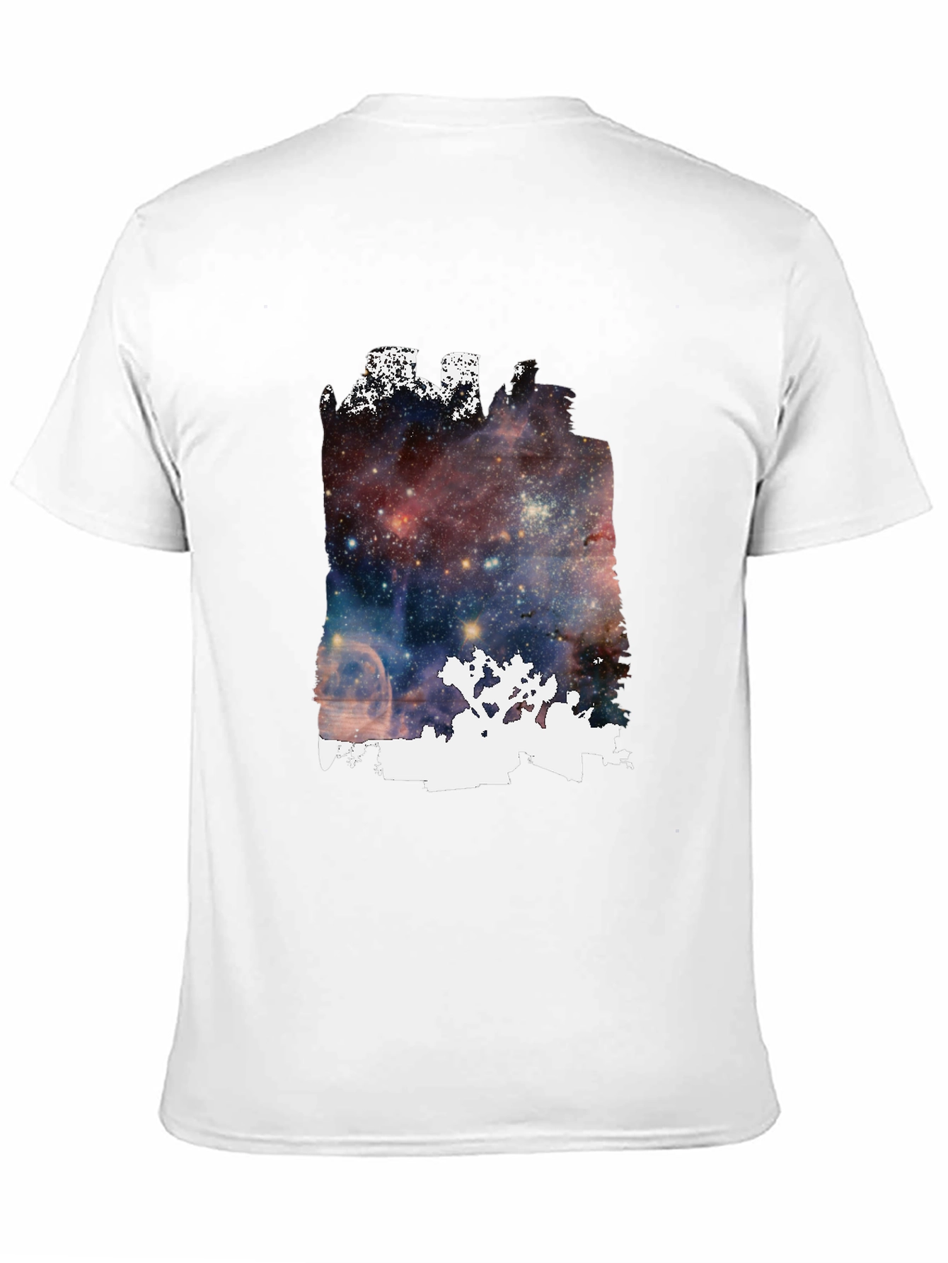 Galaxy Joshua Tree Graphic Tee - Black Cotton Blend