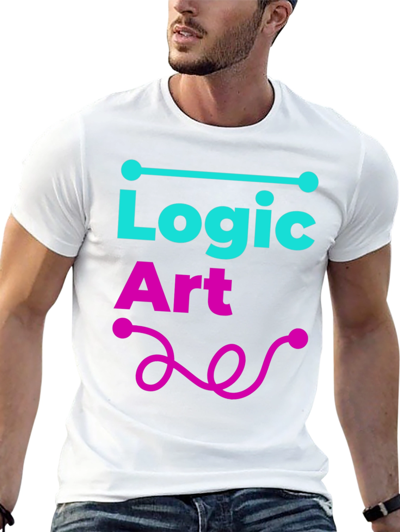 Logic Art Graphic Tee - Stylish and Unique Design