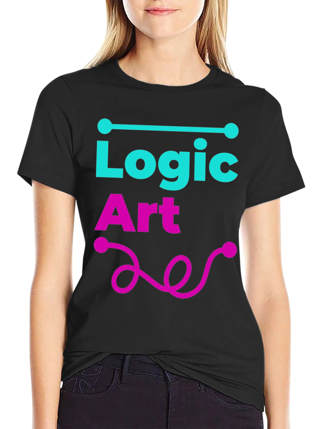 Logic Art Graphic Tee - Stylish and Unique Design