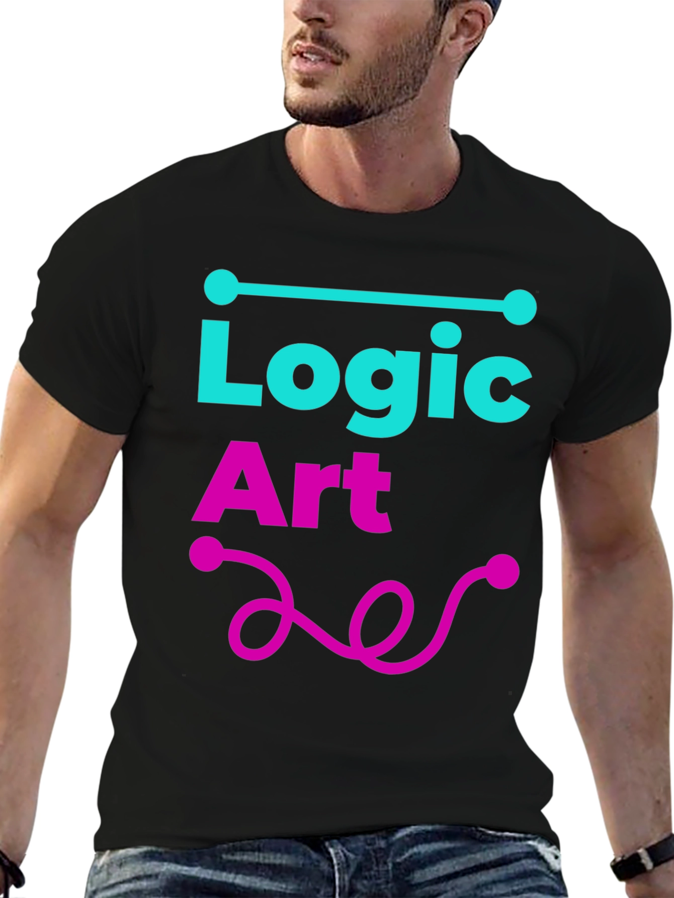 Logic Art Graphic Tee - Stylish and Unique Design