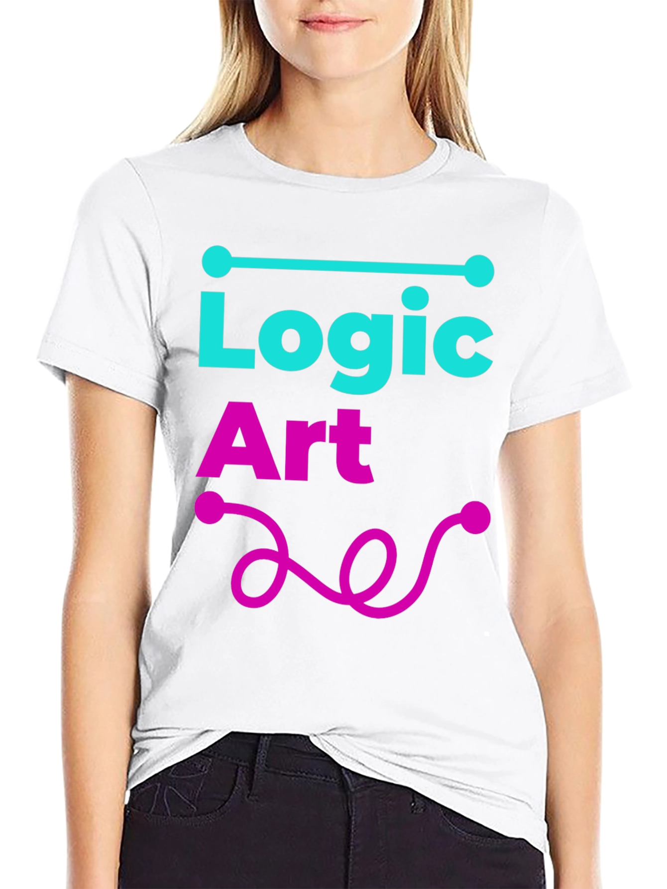 Logic Art Graphic Tee - Stylish and Unique Design