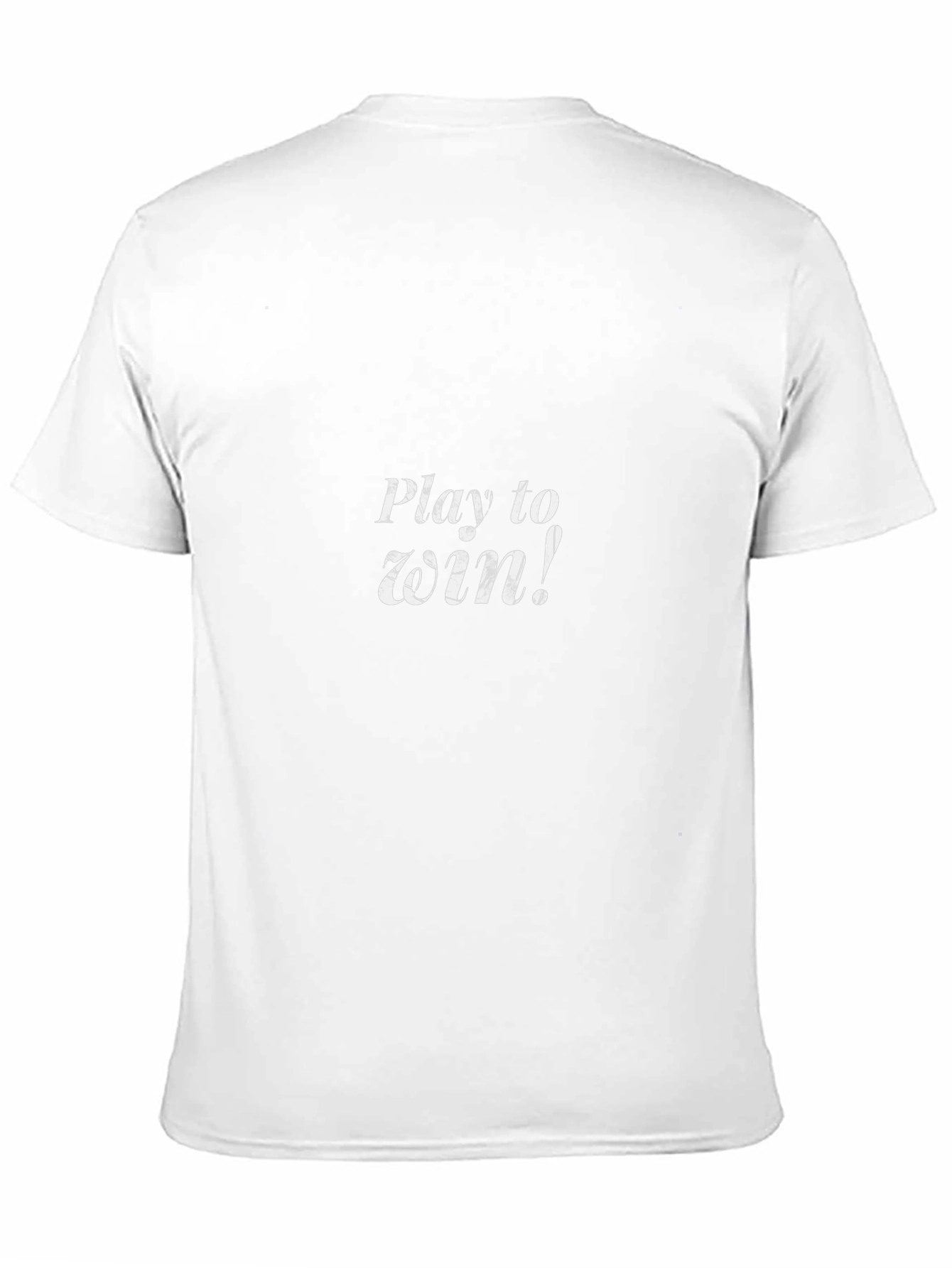 Play to Win Black Graphic Tee