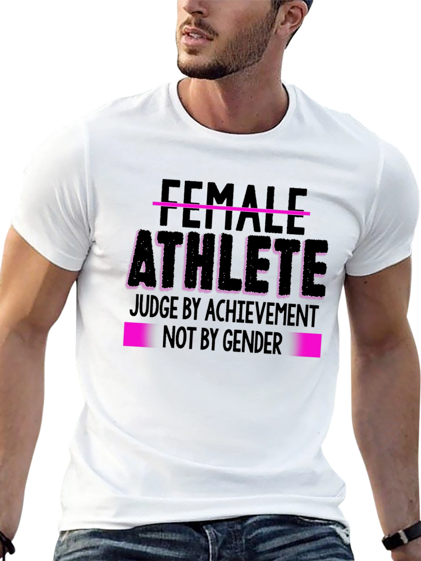 Female Athlete T-Shirt - Judge By Achievement Tee