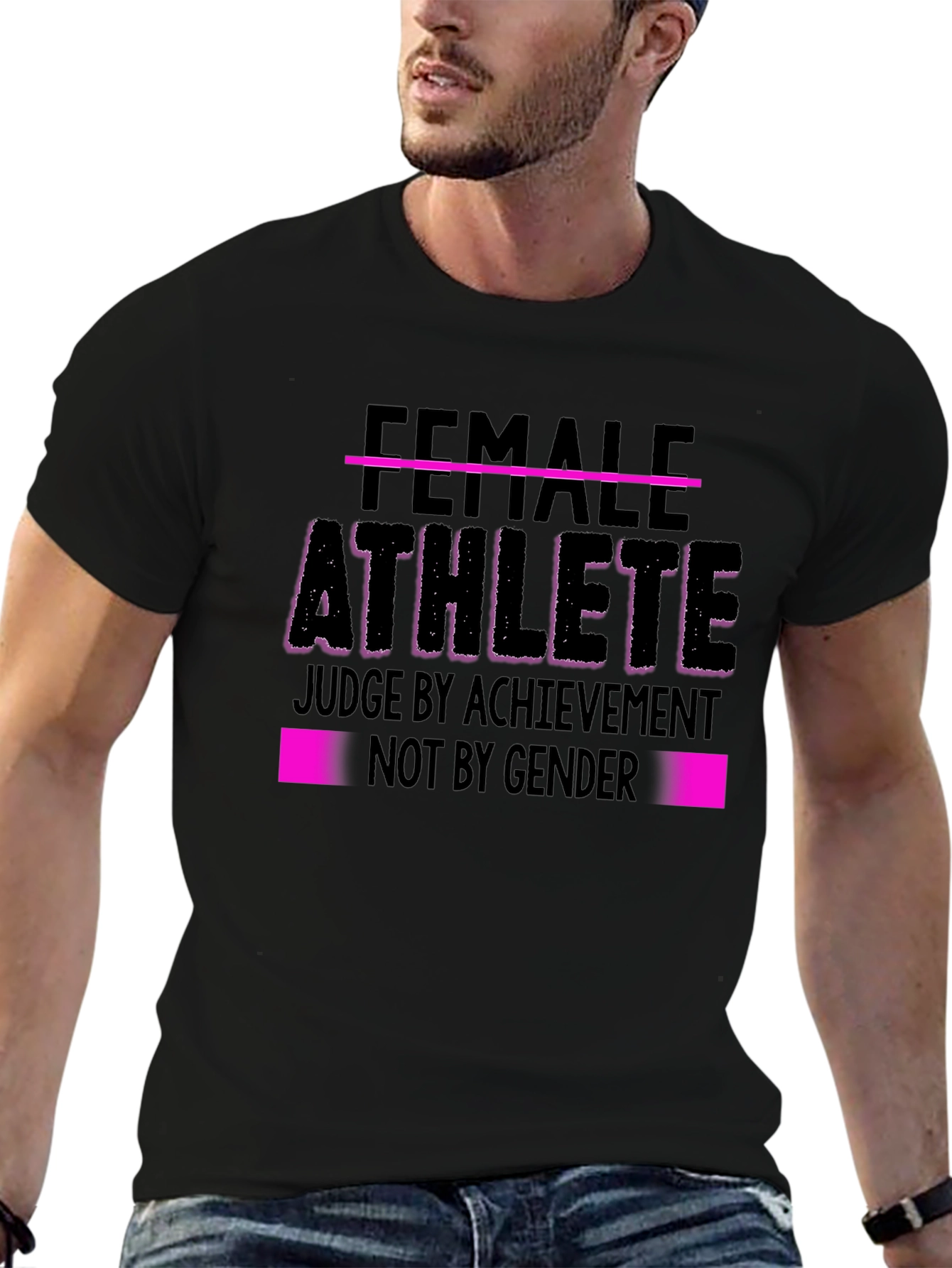 Female Athlete T-Shirt - Judge By Achievement Tee