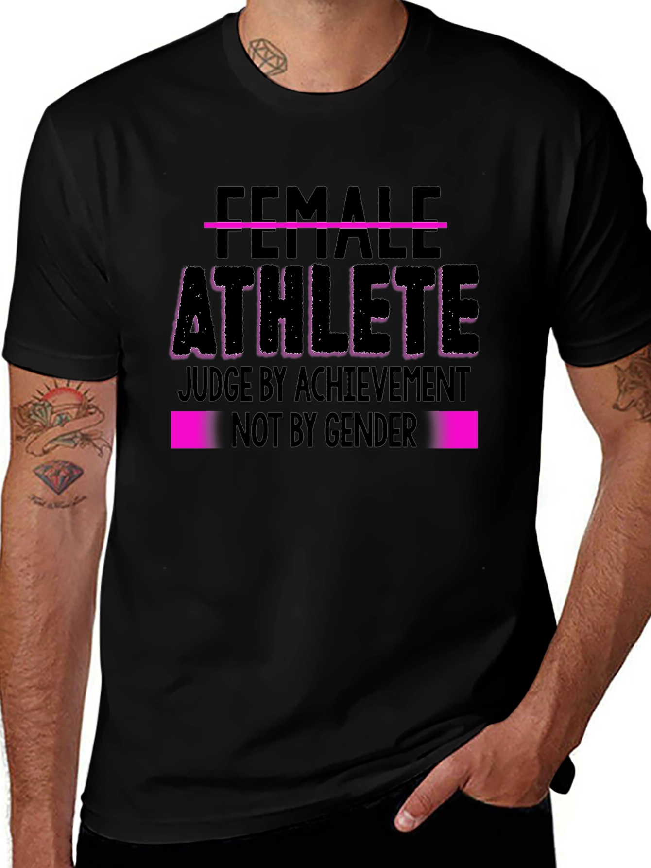 Female Athlete T-Shirt - Judge By Achievement Tee