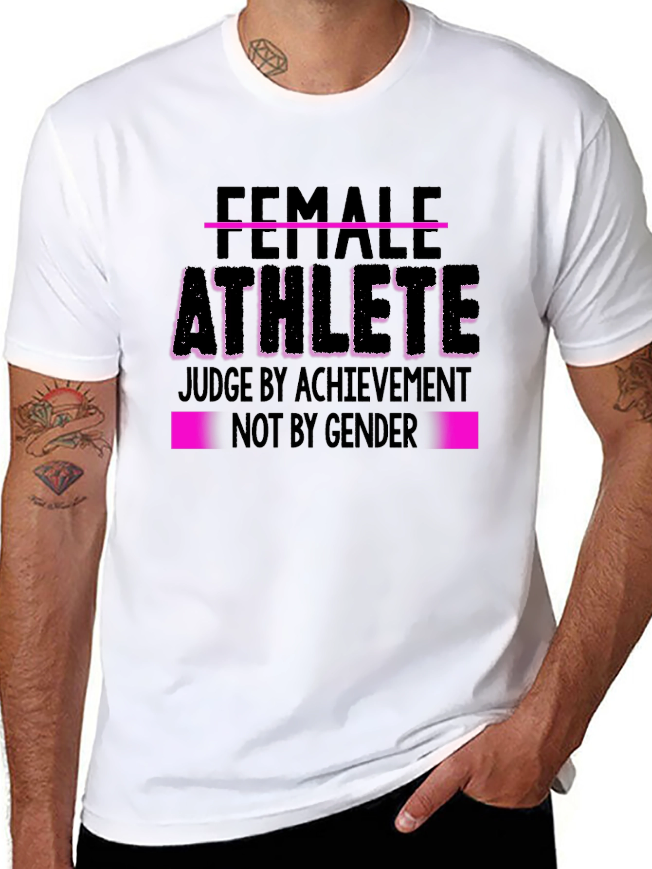 Female Athlete T-Shirt - Judge By Achievement Tee