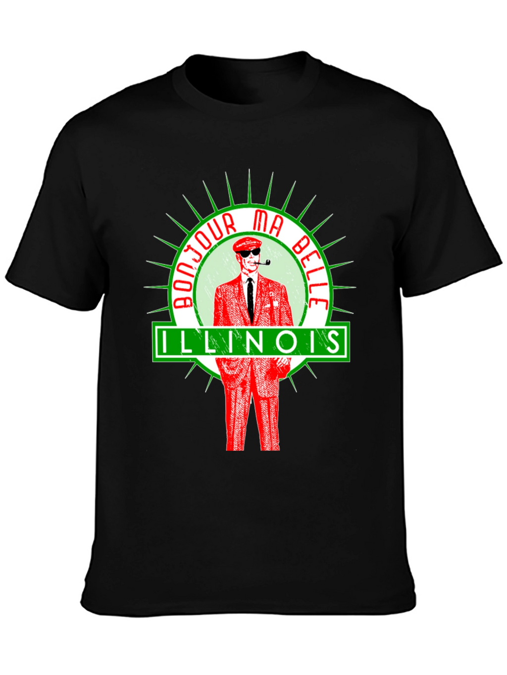 Bonjour Ma Belle Illinois Graphic Tee
