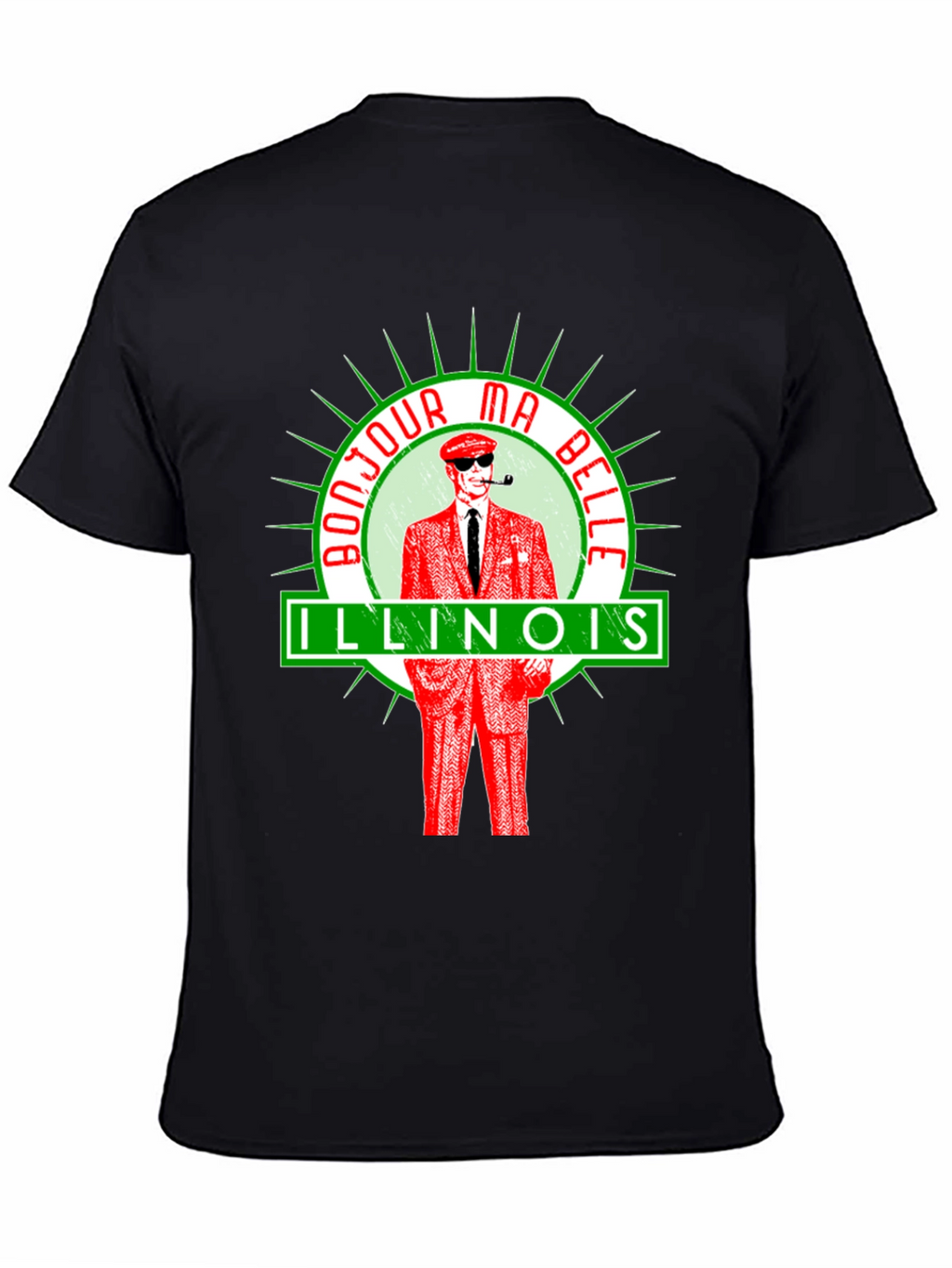 Bonjour Ma Belle Illinois Graphic Tee