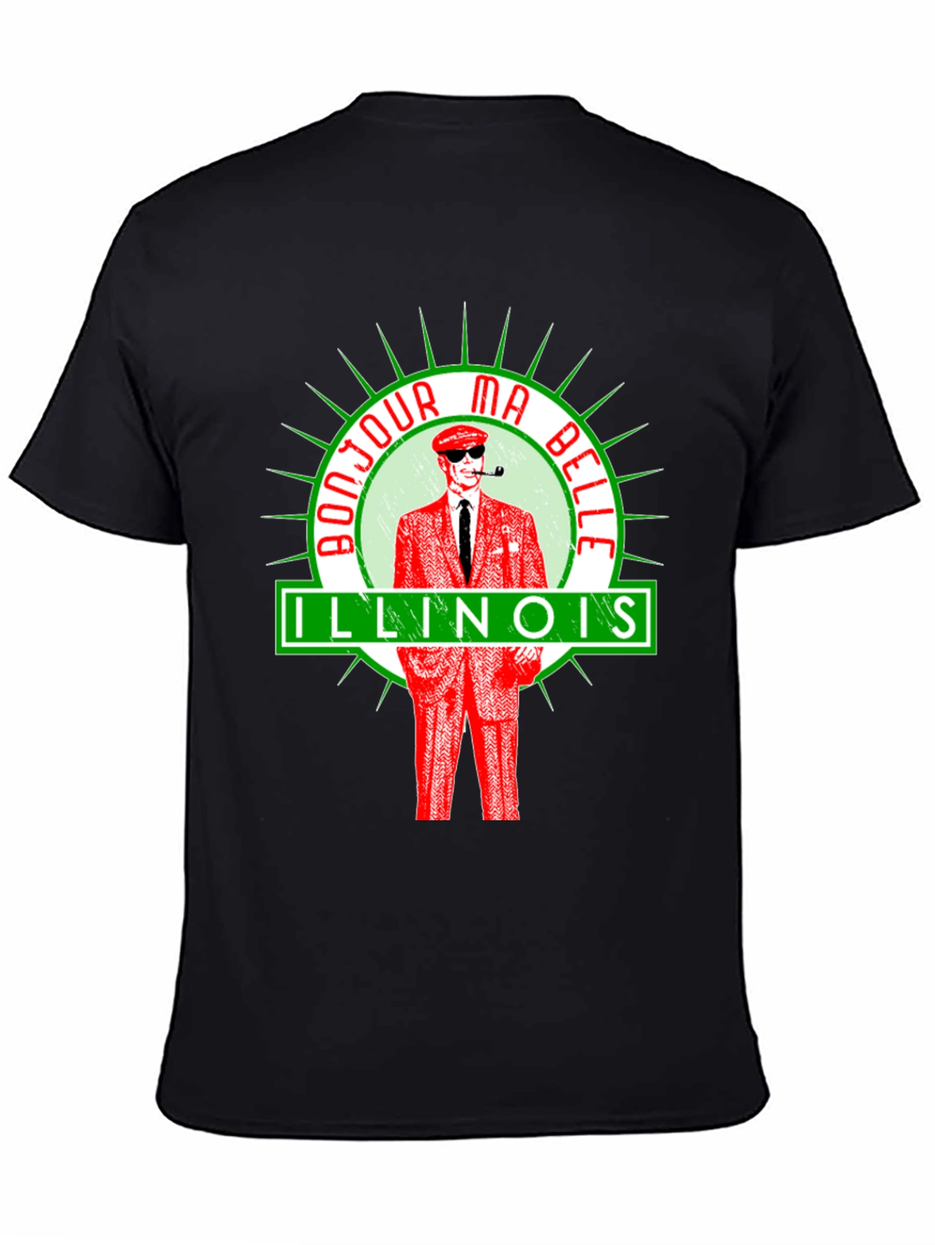 Bonjour Ma Belle Illinois Graphic Tee