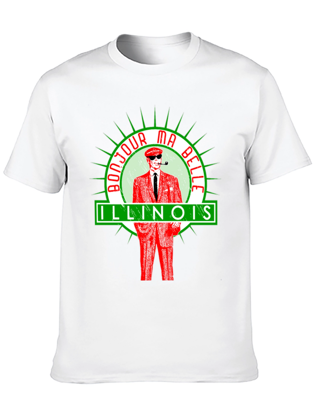 Bonjour Ma Belle Illinois Graphic Tee