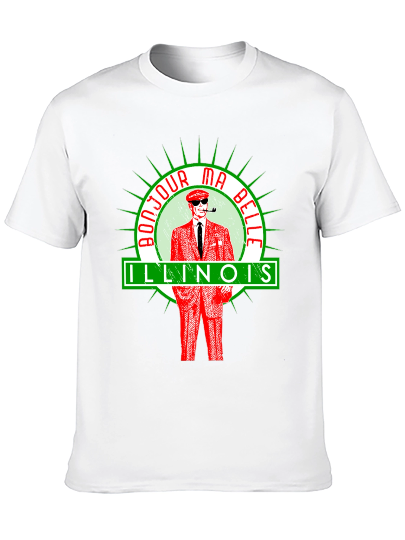 Bonjour Ma Belle Illinois Graphic Tee
