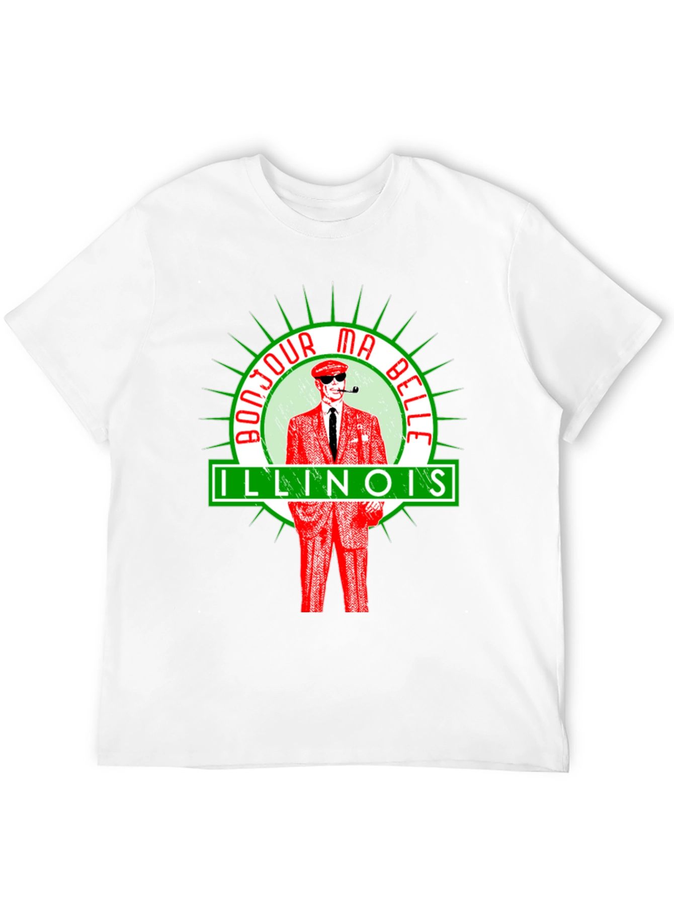 Bonjour Ma Belle Illinois Graphic Tee