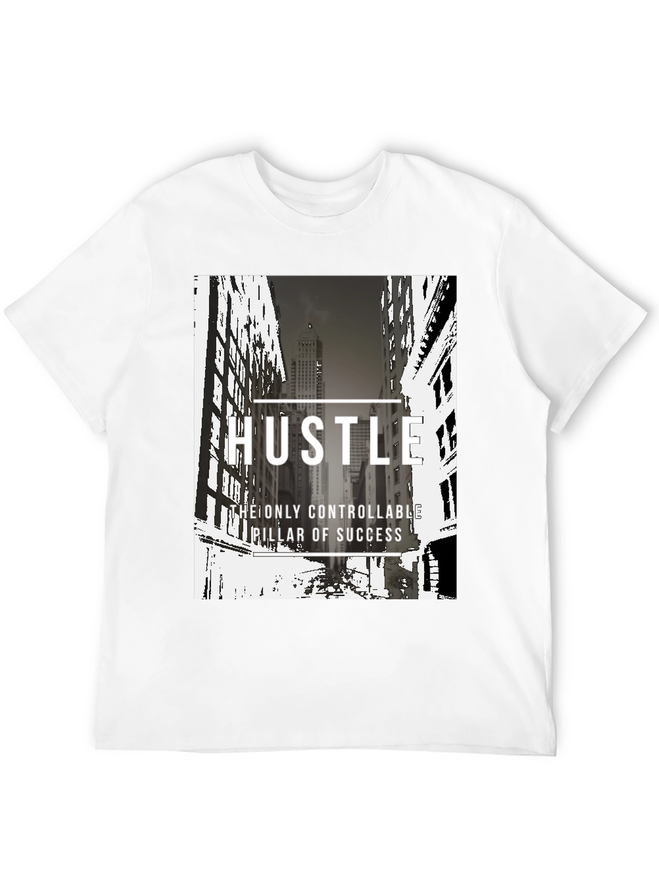 Hustle Graphic Tee - The Only Controllable Pillar of Success