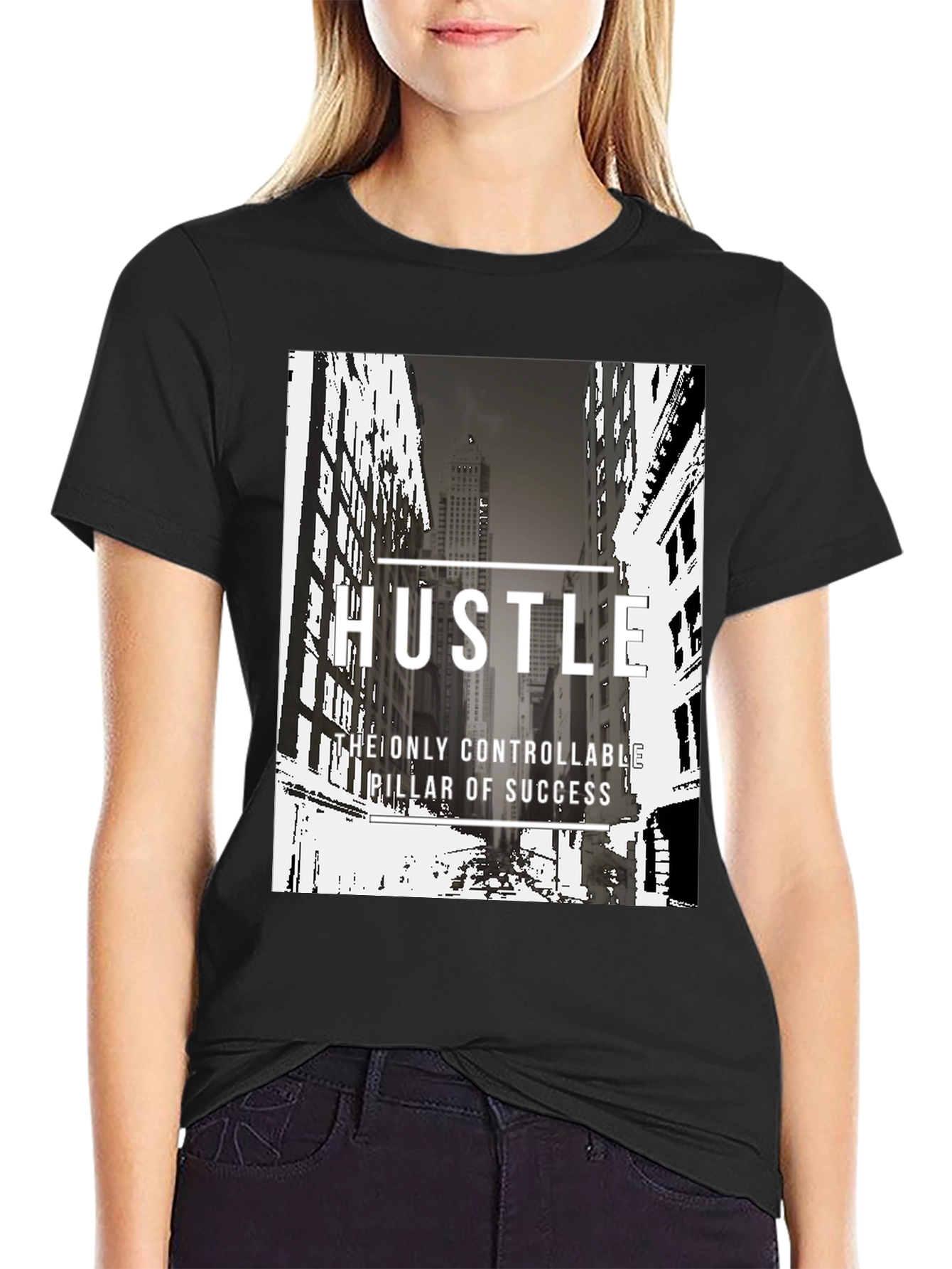 Hustle Graphic Tee - The Only Controllable Pillar of Success
