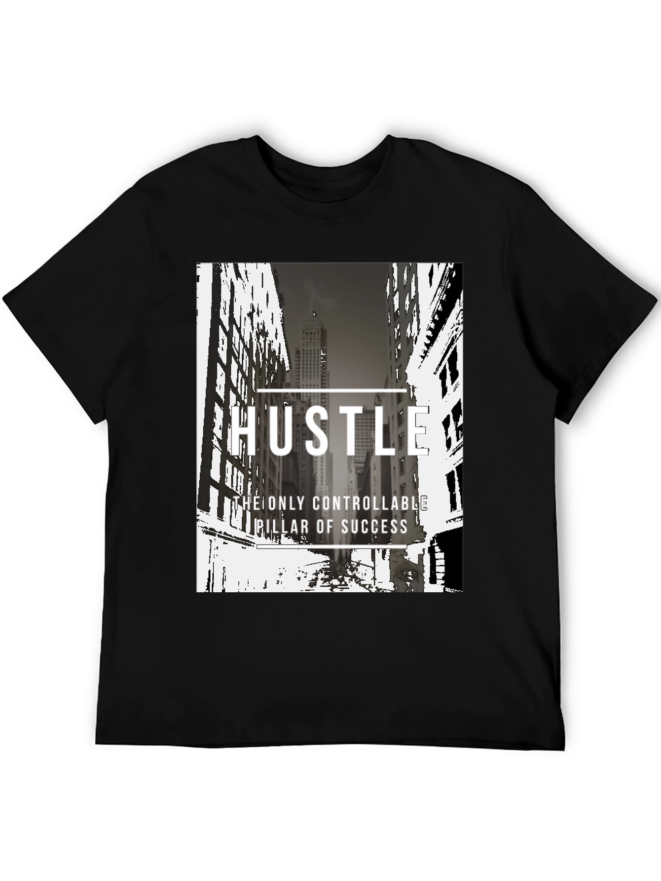 Hustle Graphic Tee - The Only Controllable Pillar of Success