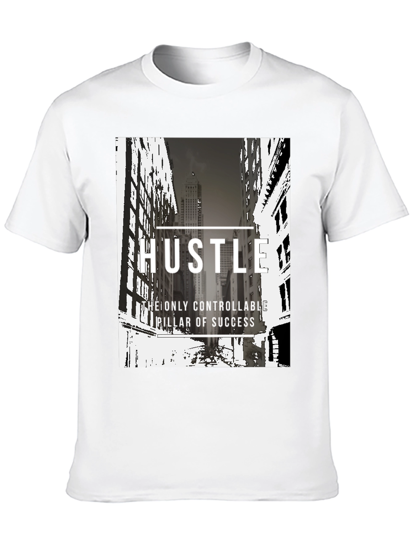 Hustle Graphic Tee - The Only Controllable Pillar of Success