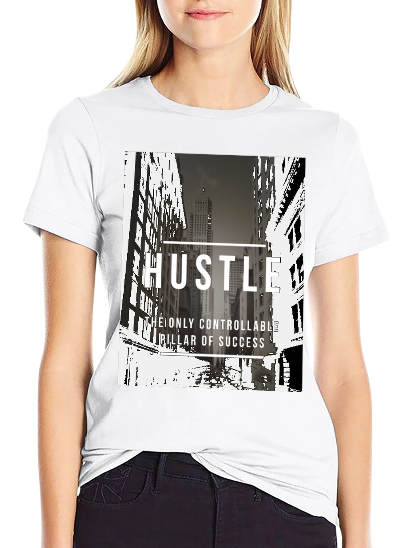 Hustle Graphic Tee - The Only Controllable Pillar of Success