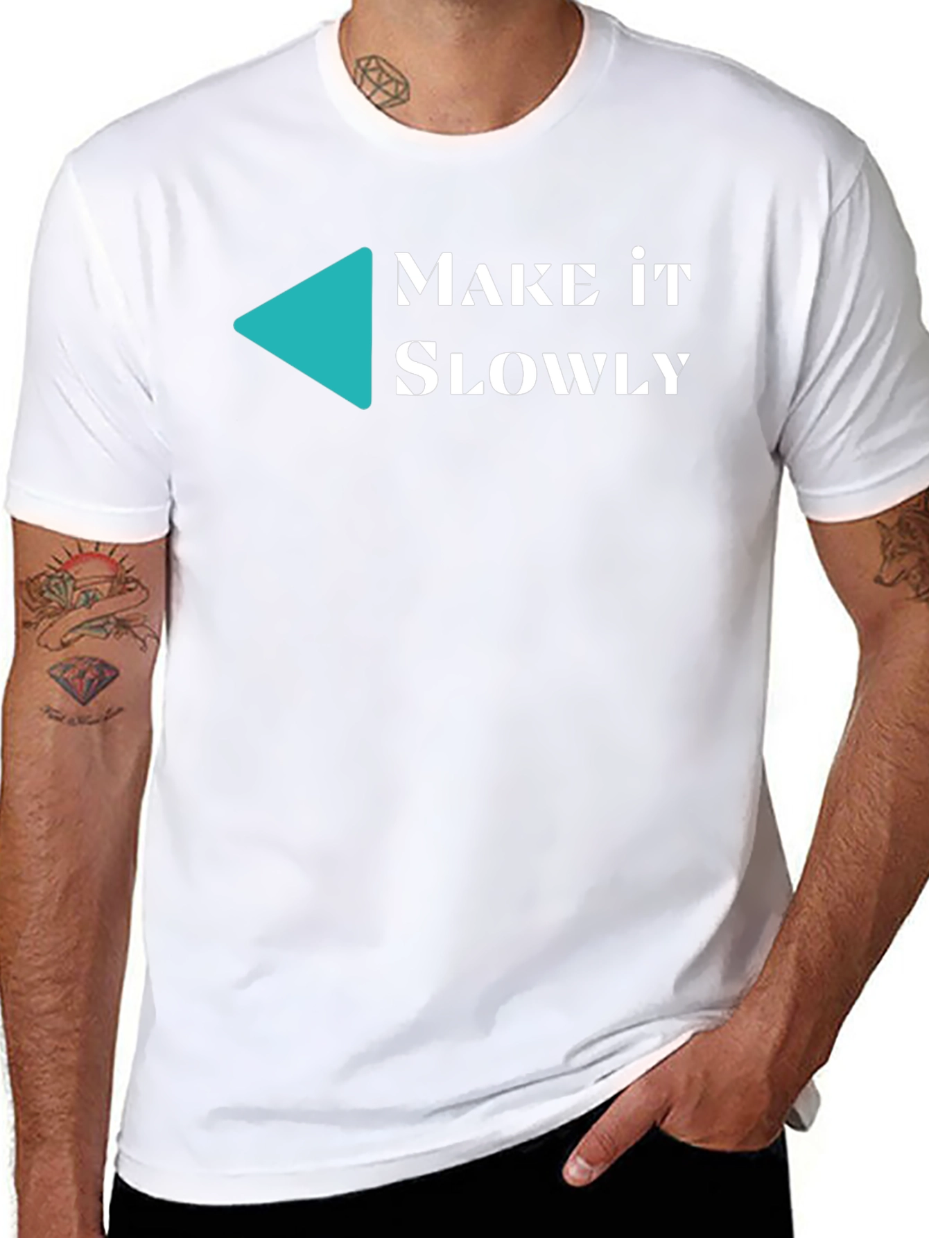 Make it Slowly Tee - Unique Graphic T-Shirt