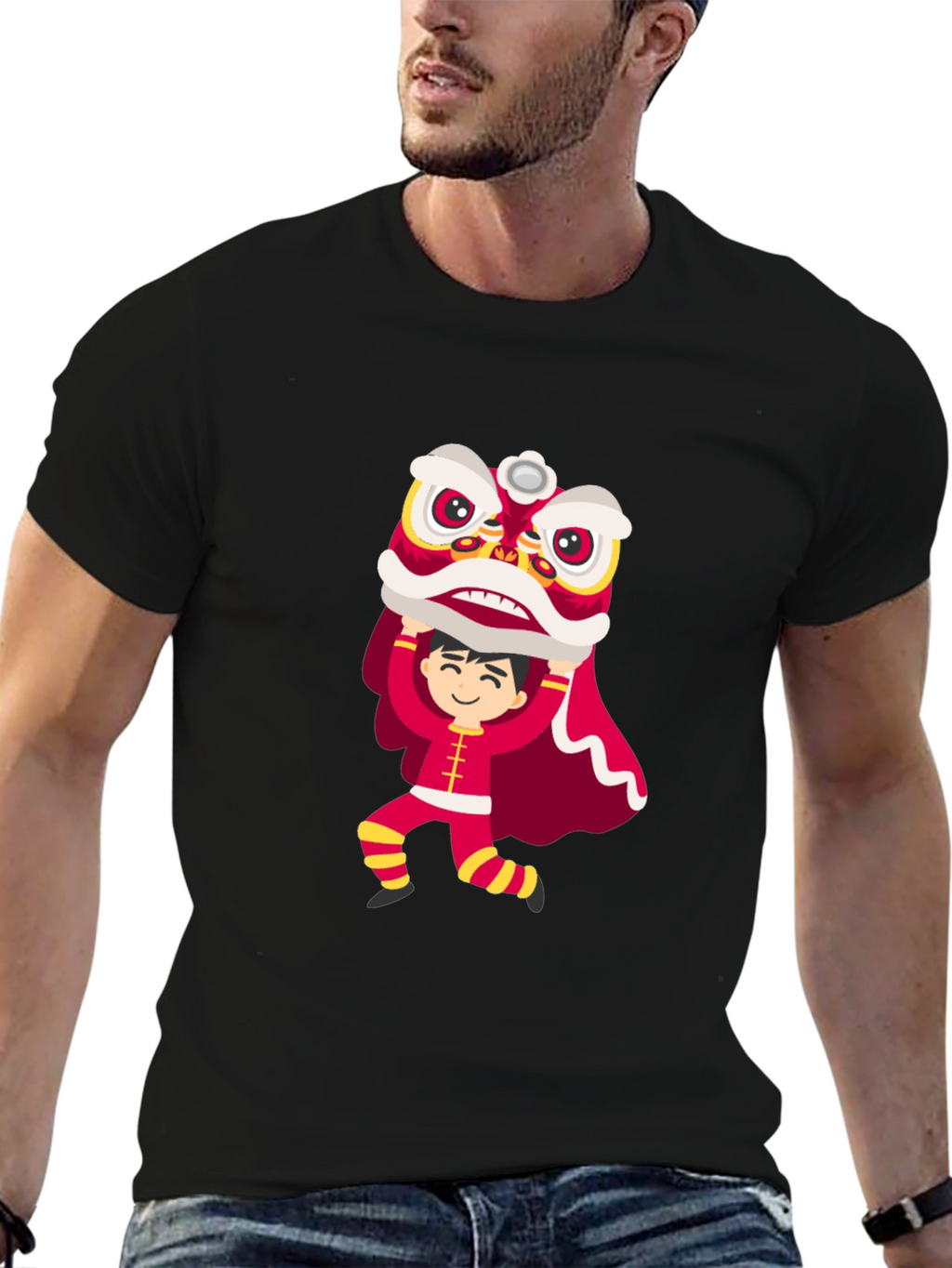 Lion Dance Graphic Tee - Celebrate Culture