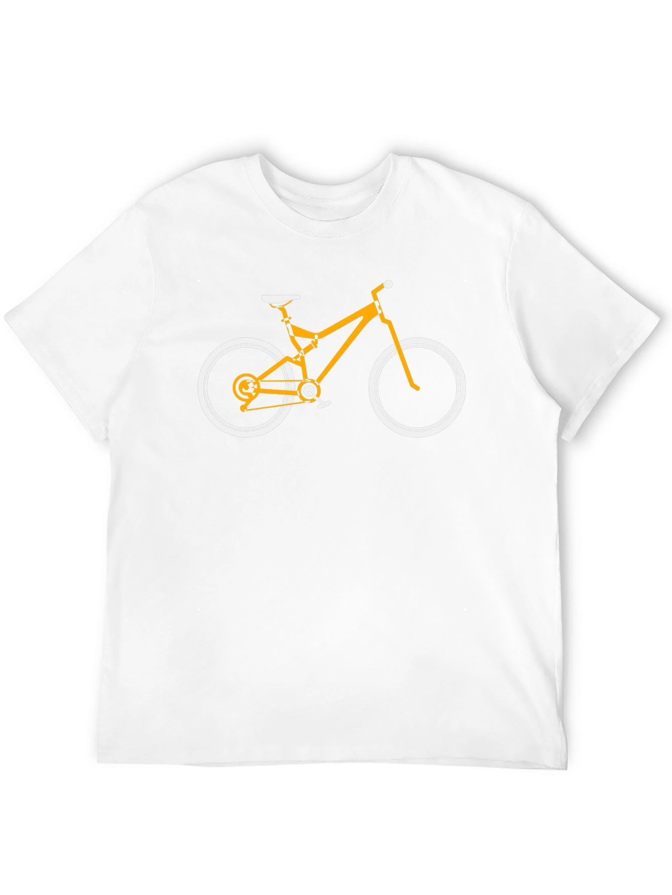 Bike Graphic Tee - Black Cotton T-Shirt for Cycling Lovers