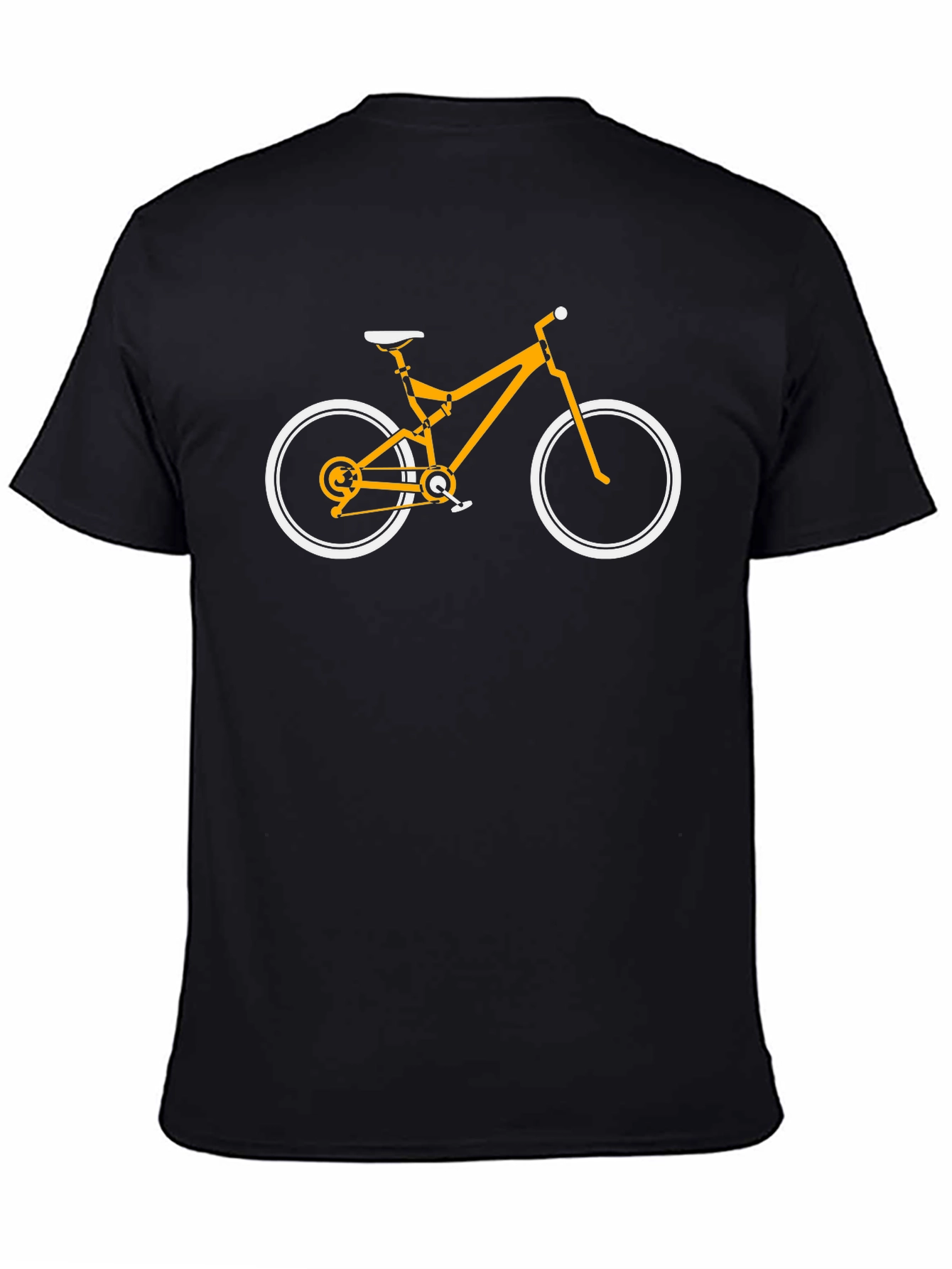 Bike Graphic Tee - Black Cotton T-Shirt for Cycling Lovers