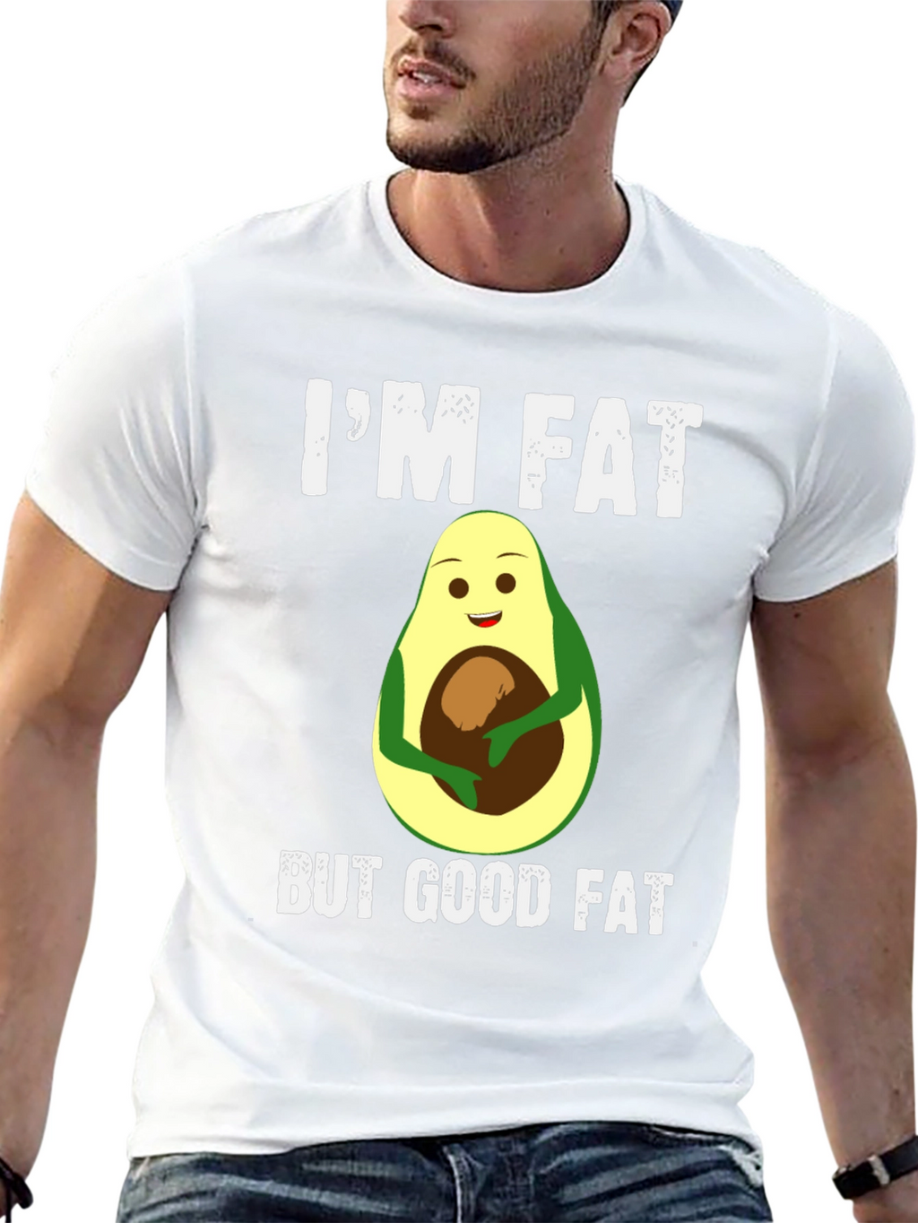 Im Fat But Good Fat Avocado T-Shirt