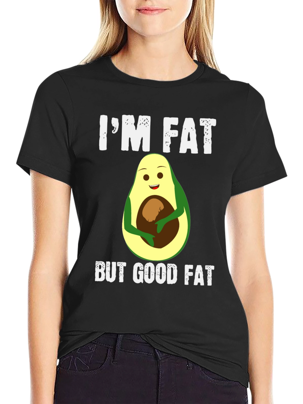 Im Fat But Good Fat Avocado T-Shirt