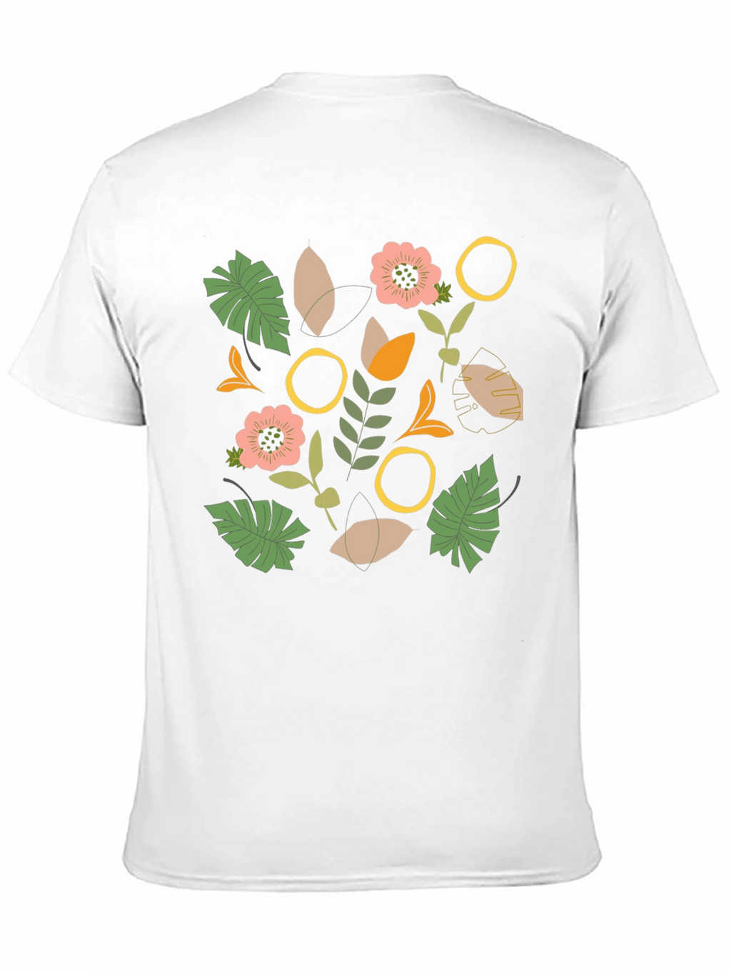 Botanical Graphic Black T-Shirt