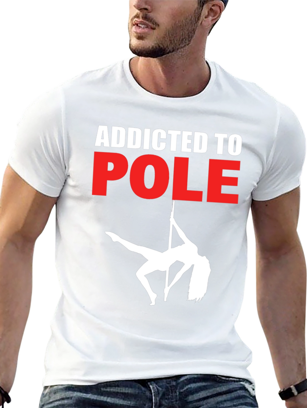 Addicted to Pole T-Shirt - Black