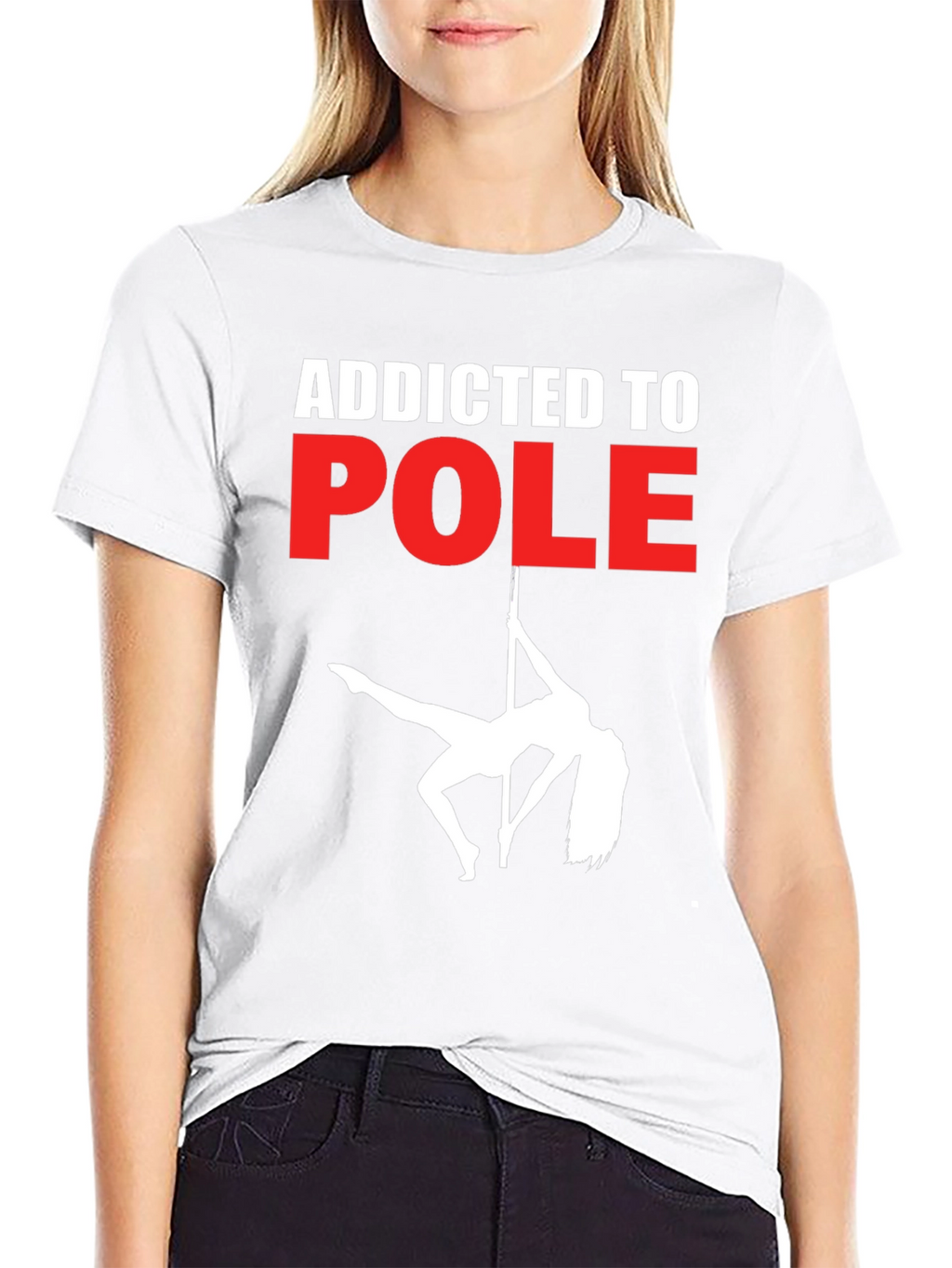 Addicted to Pole T-Shirt - Black