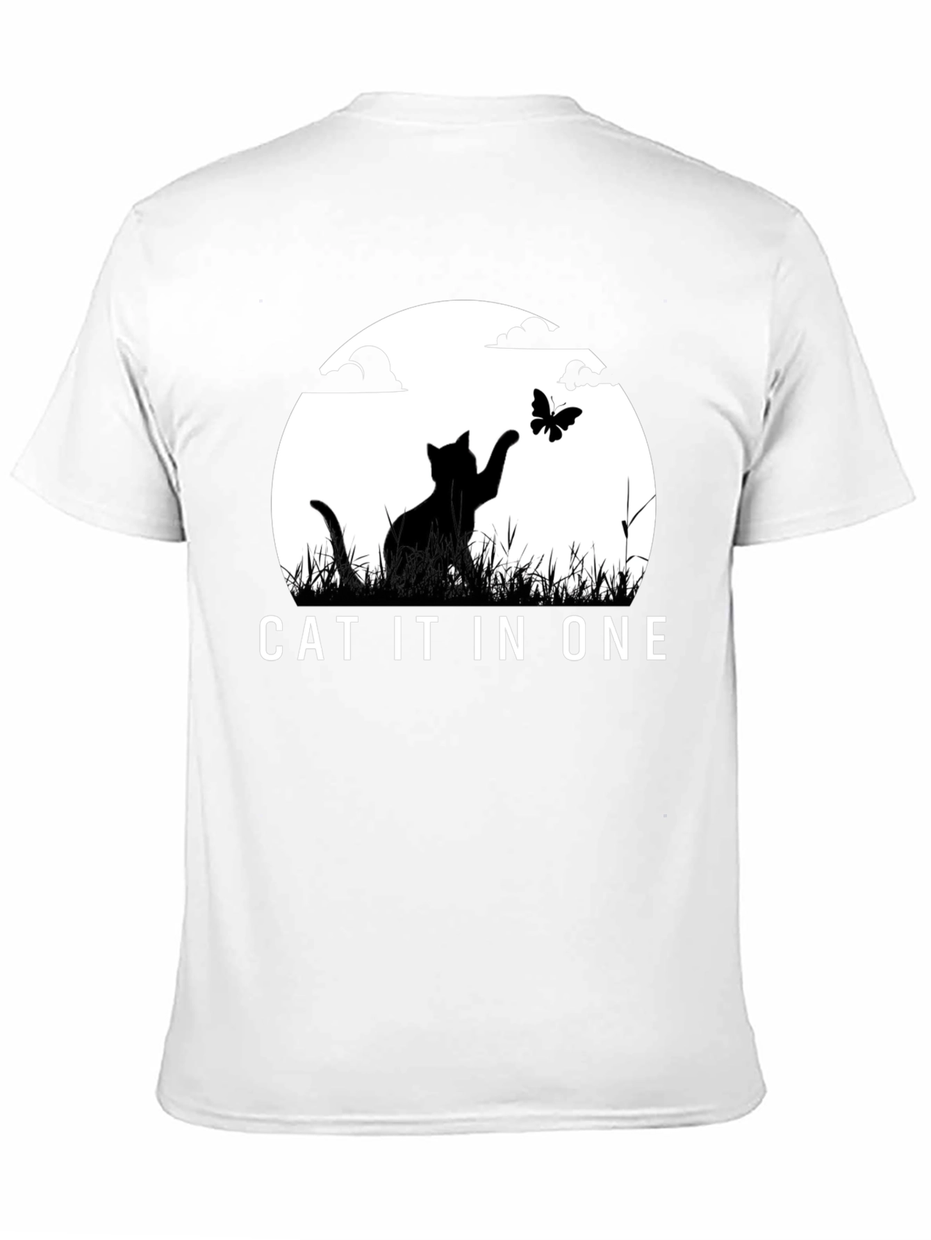 Cat IT in ONE Black Graphic Tee