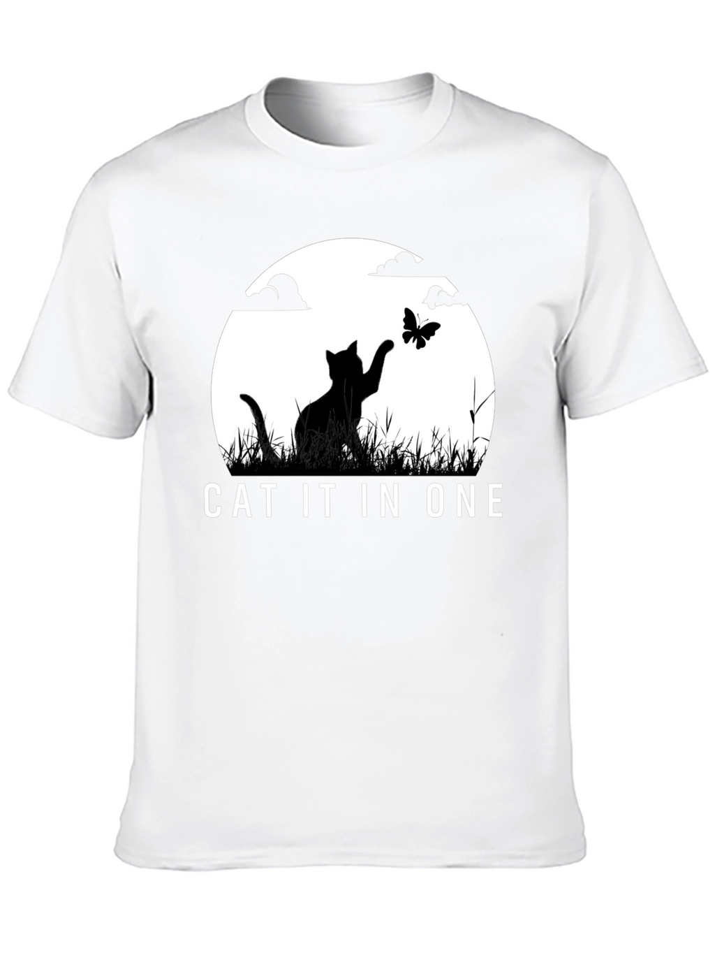 Cat IT in ONE Black Graphic Tee
