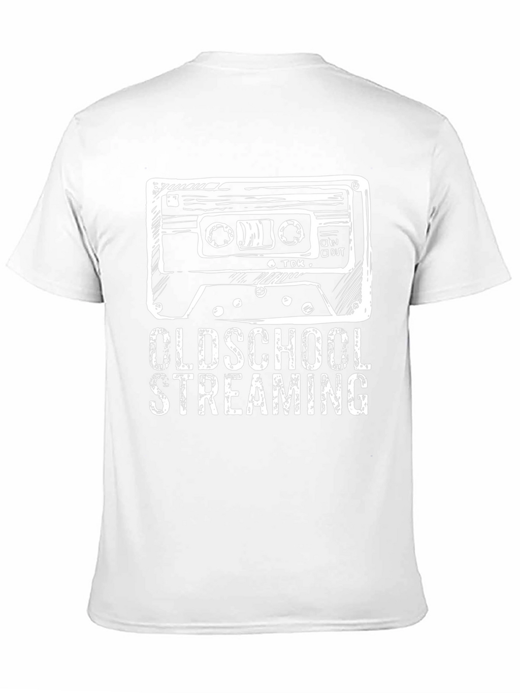 Oldschool Streaming Black T-Shirt