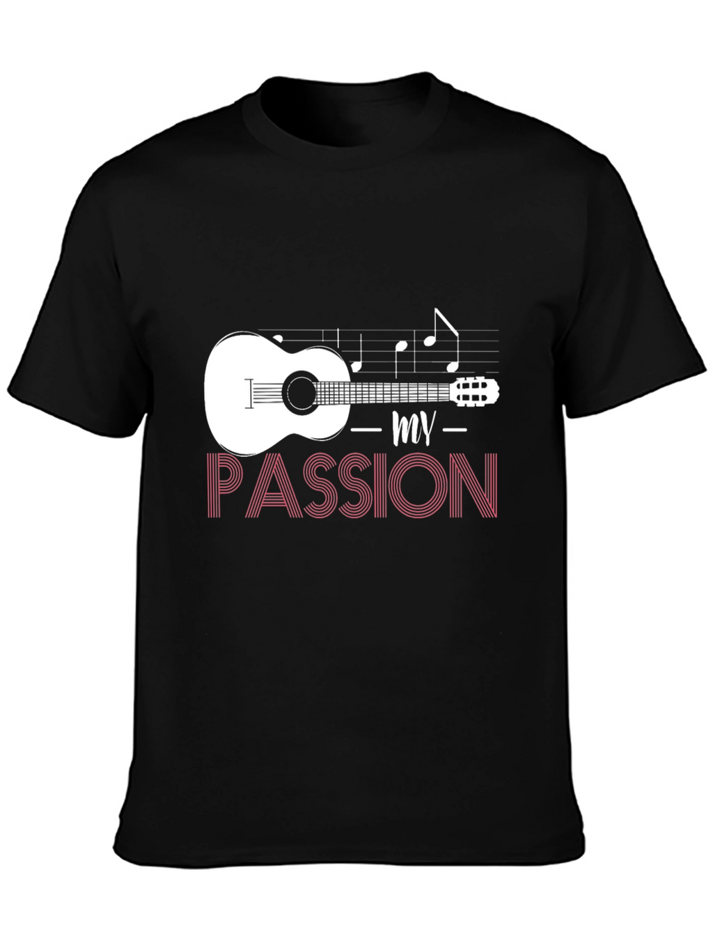 Music Passion T-Shirt - Guitar Graphic Tee