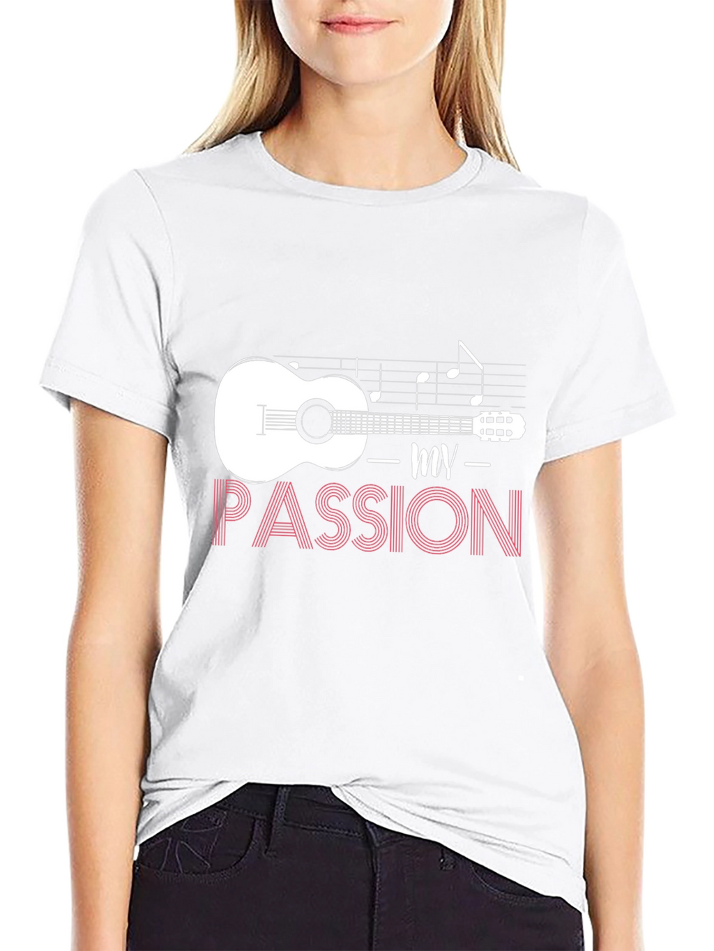Music Passion T-Shirt - Guitar Graphic Tee